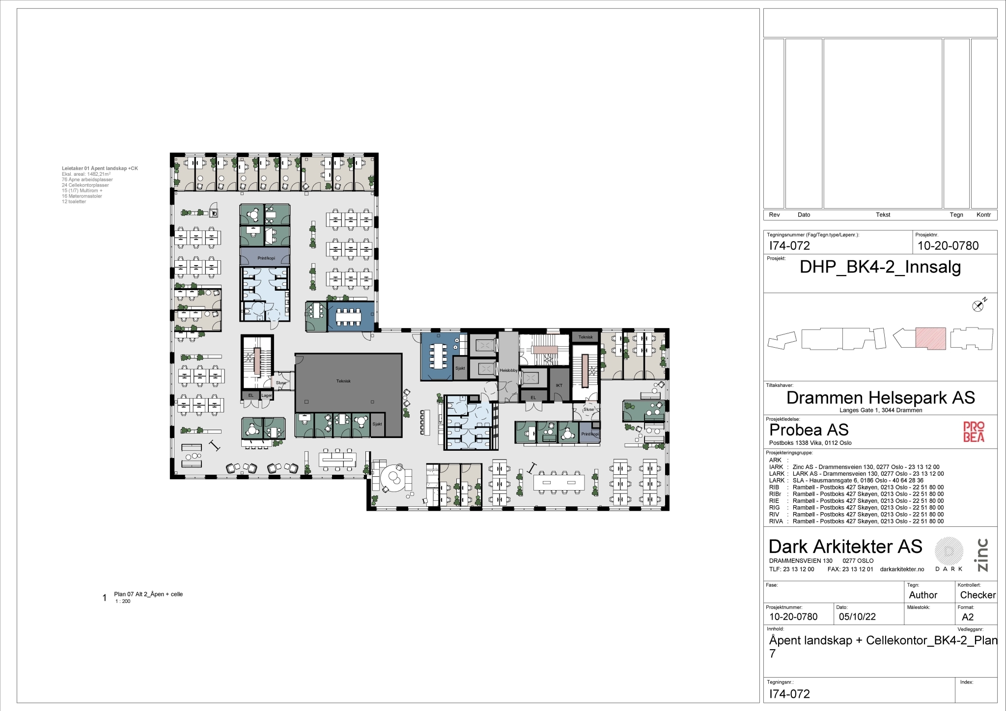 I74 072 A Apent Landskap Cellekontor BK4 2 Plan 7